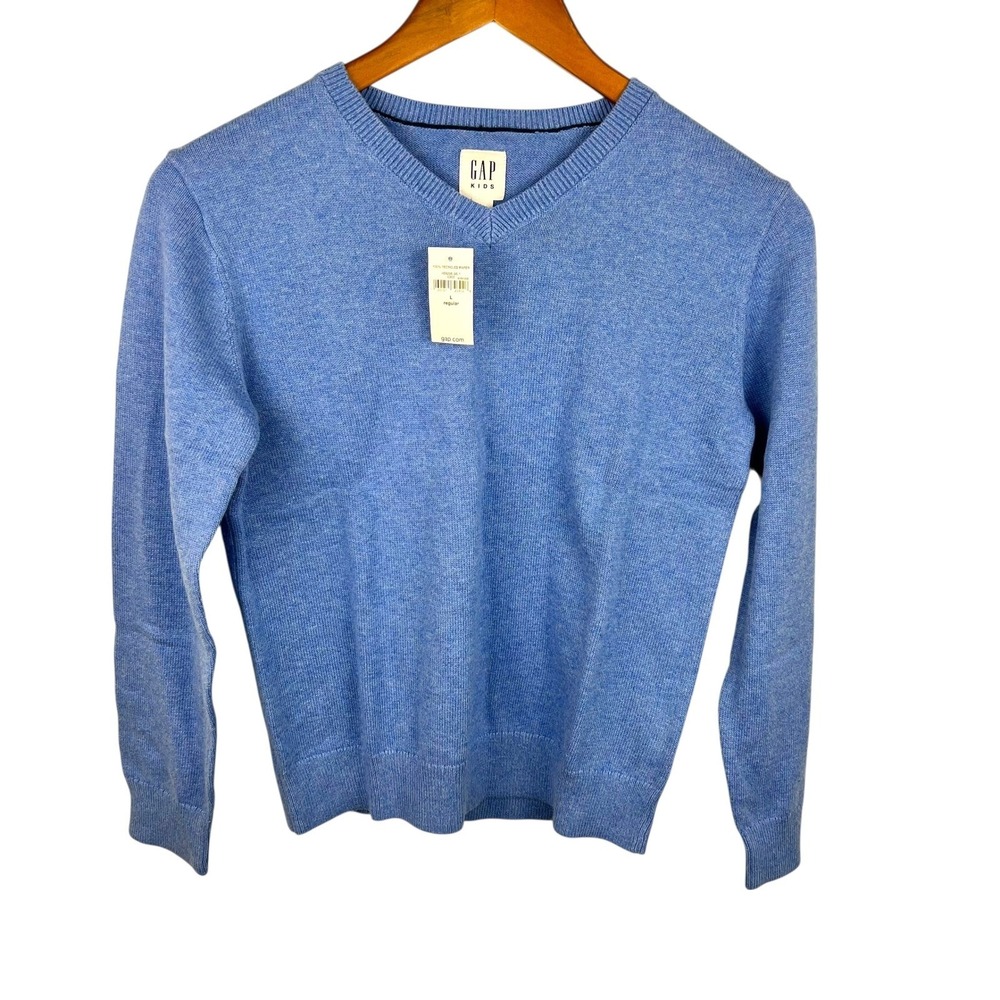 GAP Kids Blue V-Neck Sweater